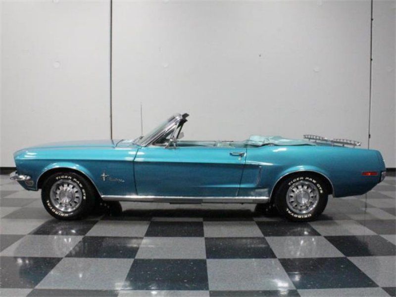 1968 Silver Ford Mustang