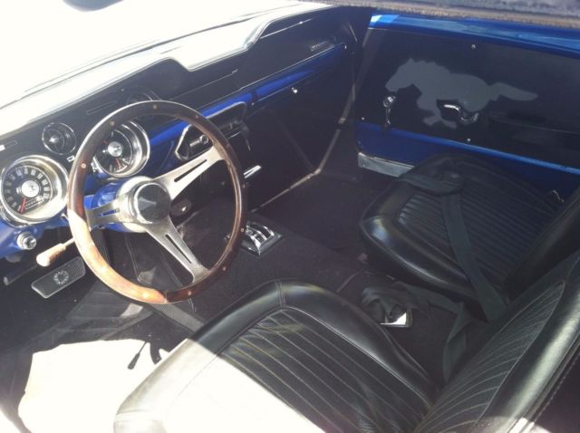1968 Blue Ford Mustang Coupe