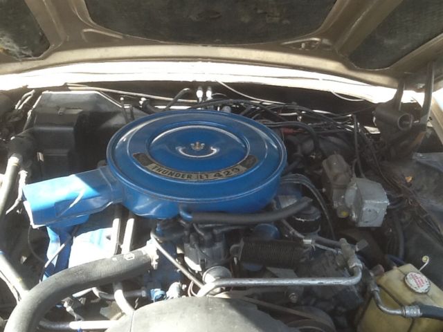 1968 Gold Ford Thunderbird Coupe