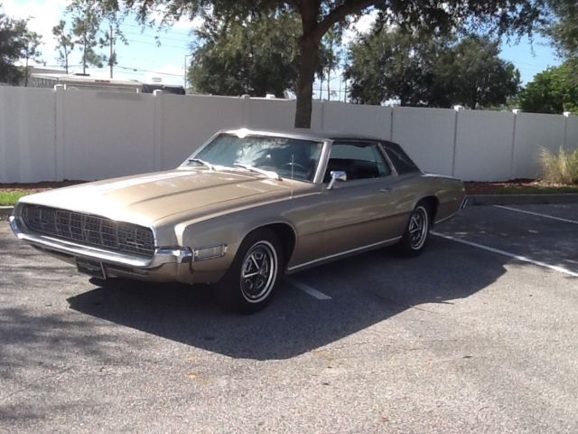 1968 Gold Ford Thunderbird Coupe