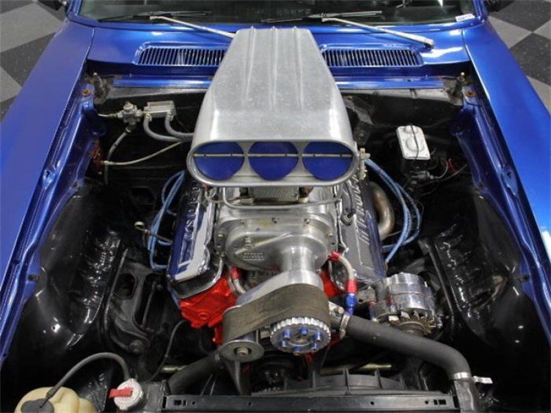 1969 Blue Chevrolet Camaro