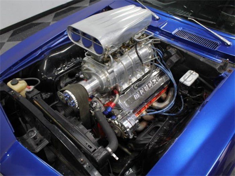 1969 Blue Chevrolet Camaro