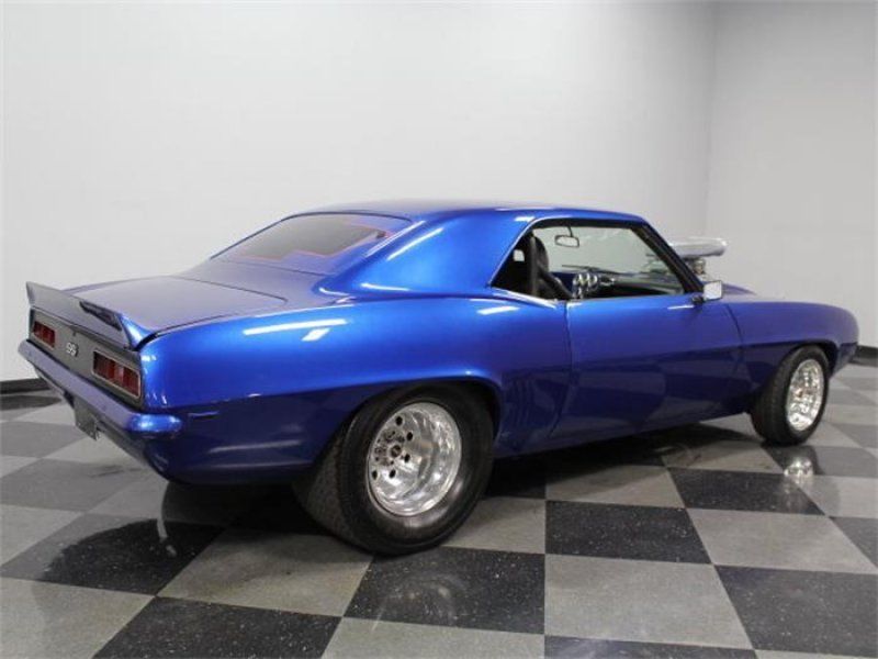 1969 Blue Chevrolet Camaro