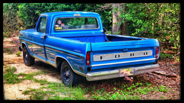 1969 Blue Ford F-100
