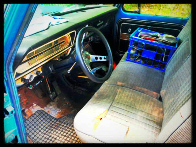 1969 Blue Ford F-100