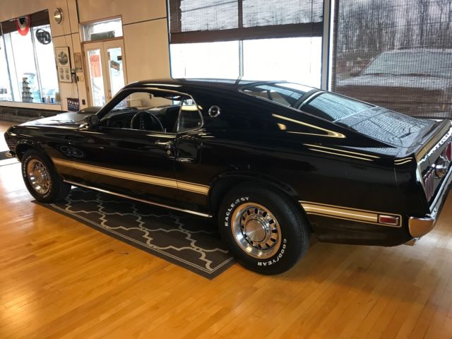 1969 Black and Gold Ford Mustang Coupe