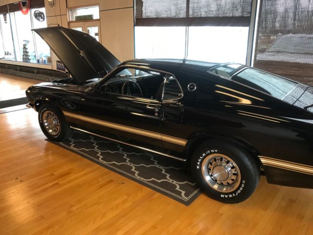 1969 Black and Gold Ford Mustang Coupe