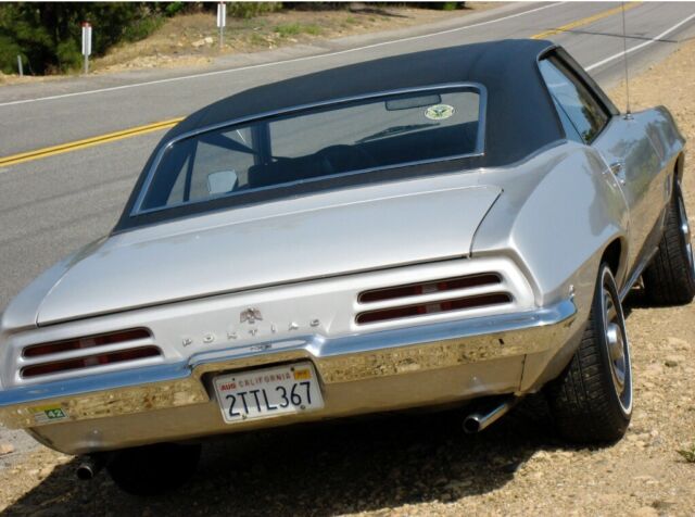 1969 Silver Pontiac Firebird Coupe
