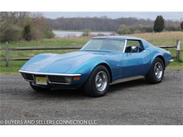 1970 Blue Chevrolet Corvette