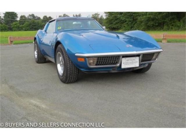 1970 Blue Chevrolet Corvette