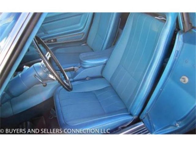 1970 Blue Chevrolet Corvette