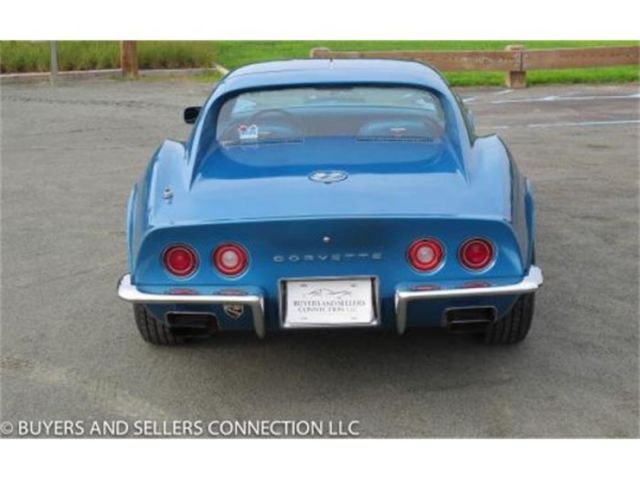 1970 Blue Chevrolet Corvette