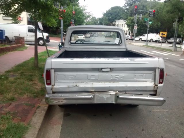 1970 Silver Ford F-100