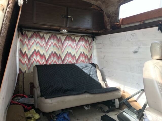 1970 Yellow Ford E-Series Van Van Camper