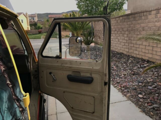 1970 Yellow Ford E-Series Van Van Camper