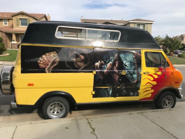 1970 Yellow Ford E-Series Van Van Camper