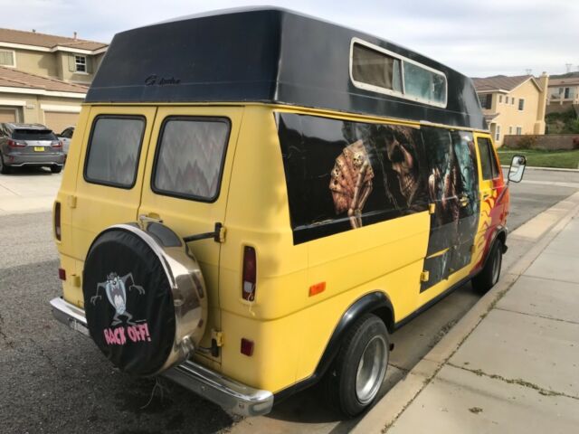 1970 Yellow Ford E-Series Van Van Camper