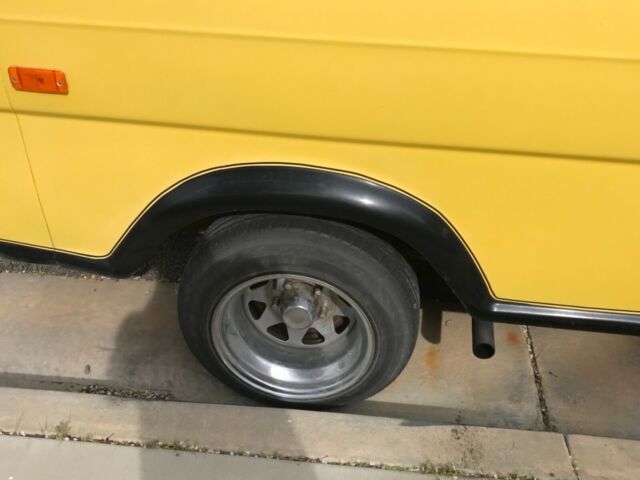 1970 Yellow Ford E-Series Van Van Camper
