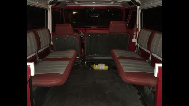 1970 Red Toyota Land Cruiser Extended Jeep