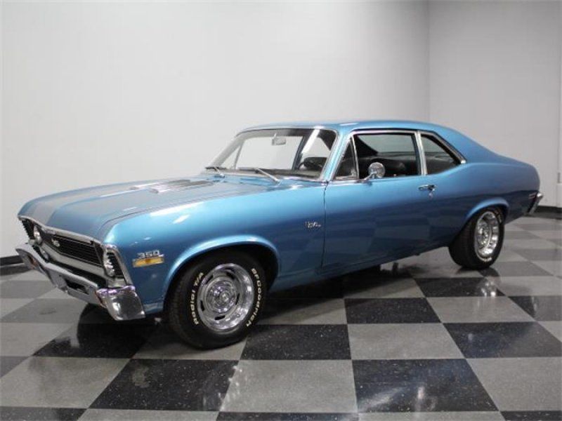 1971 Blue Chevrolet Nova