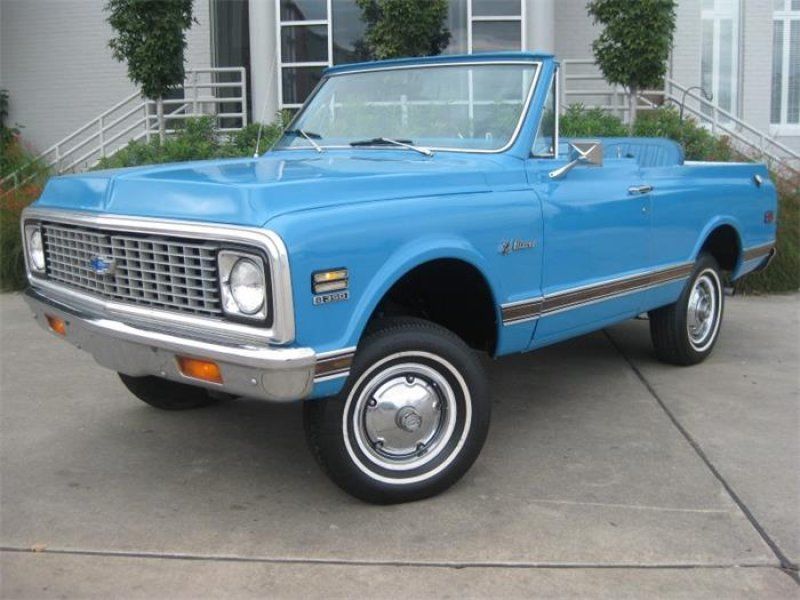1972 Blue Chevrolet Blazer