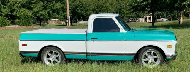 1972 Seafoam Green and White Chevrolet C-10 Standard Cab -SWB