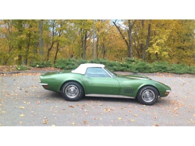 1972 Green Chevrolet Corvette