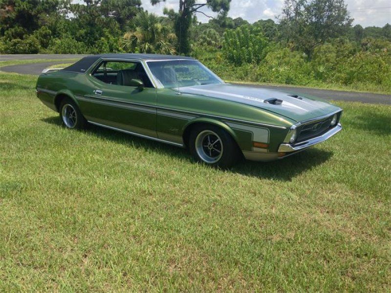 1972 Green Ford Mustang