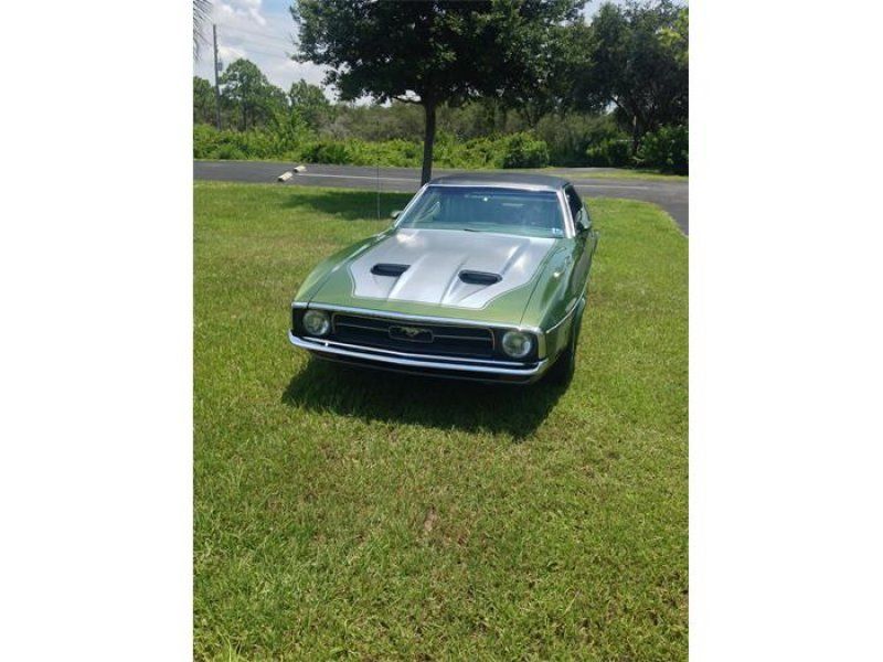1972 Green Ford Mustang