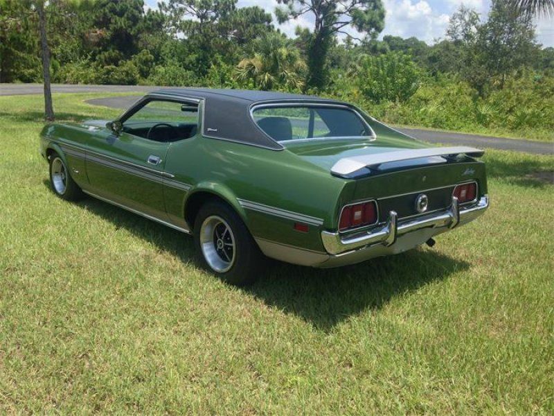 1972 Green Ford Mustang