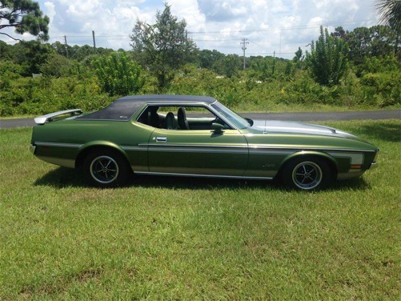 1972 Green Ford Mustang
