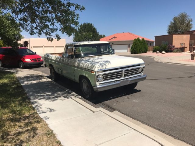 1973 Blue Ford F-250 Standard Cab Pickup