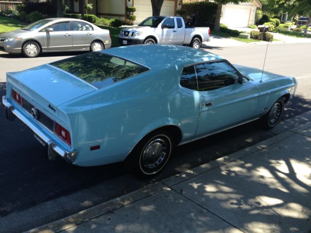 1973 Blue Ford Mustang Fastback