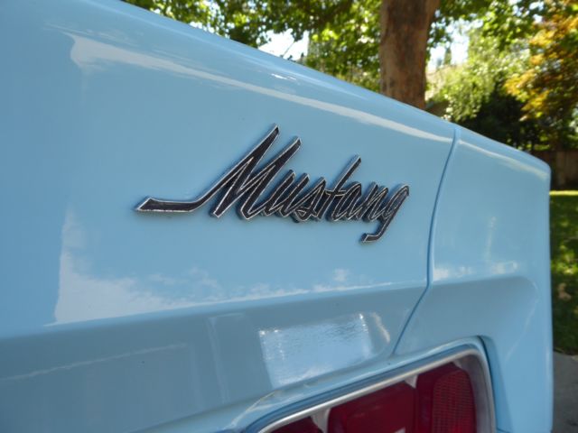 1973 Blue Ford Mustang Fastback