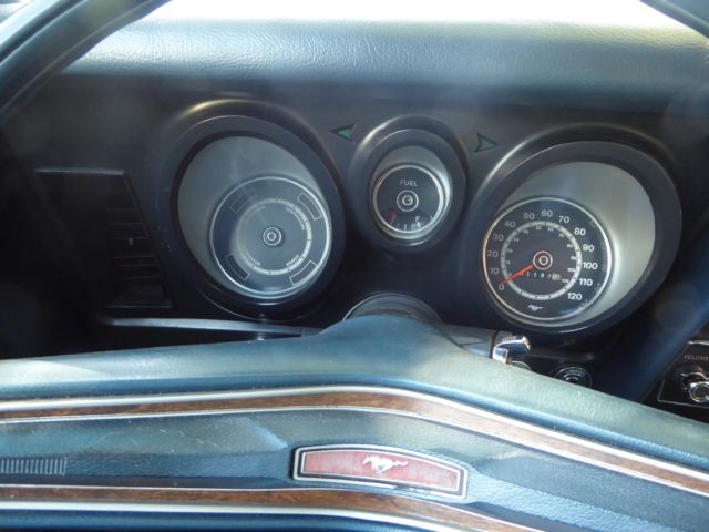 1973 Blue Ford Mustang Fastback