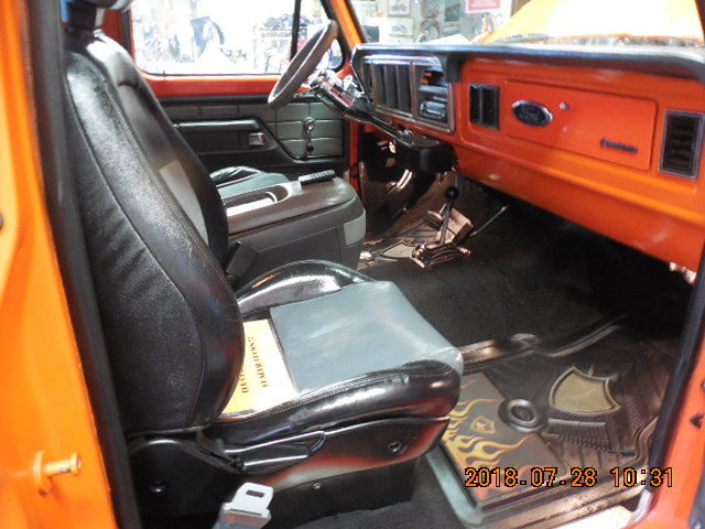 1975 Orange Ford F-100 Cab & Chassis