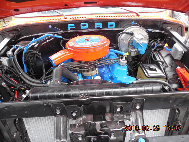 1975 Orange Ford F-100 Cab & Chassis