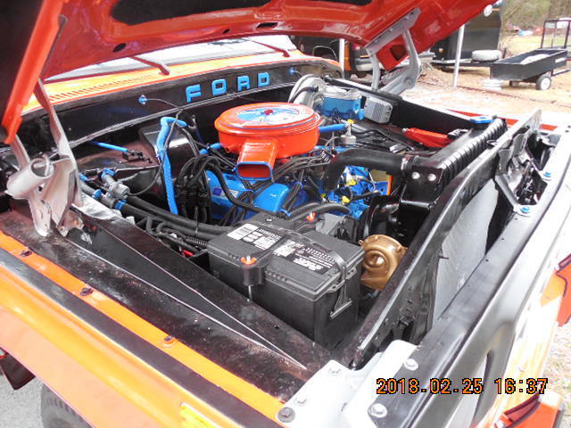 1975 Orange Ford F-100 Cab & Chassis