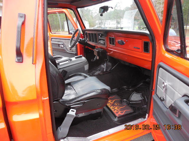 1975 Orange Ford F-100 Cab & Chassis