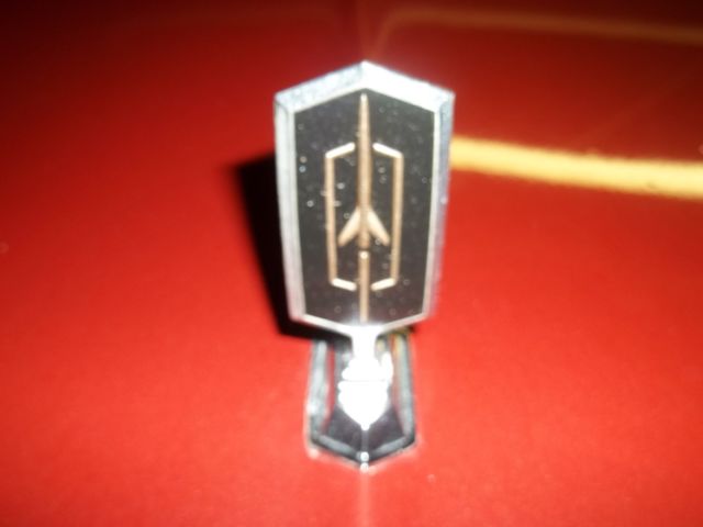 1976 Red Orange with Cream top Oldsmobile Ninety-Eight Sedan