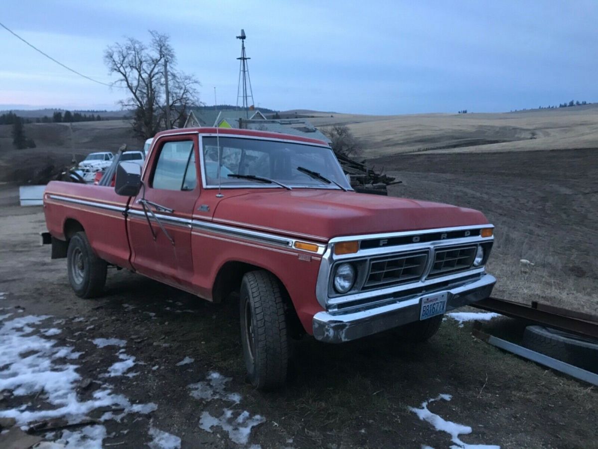 1977 Red Ford F-250