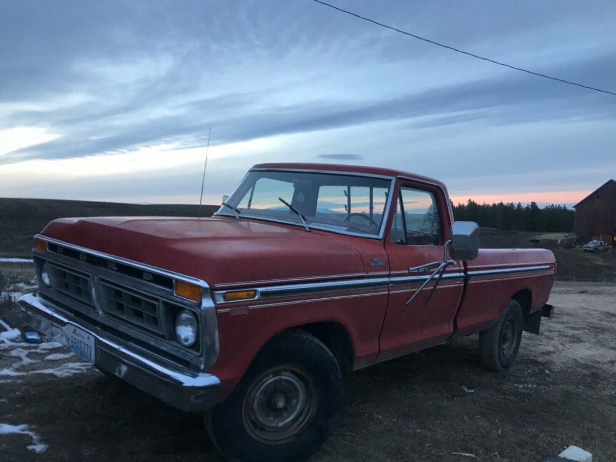 1977 Red Ford F-250