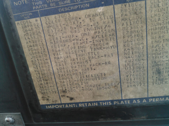 1978 Orange GMC Other Cab & Chassis