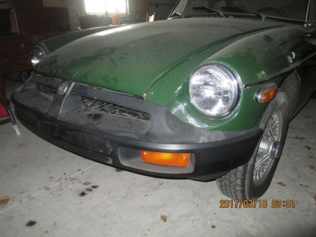 1978 Green MG MGB Convertible