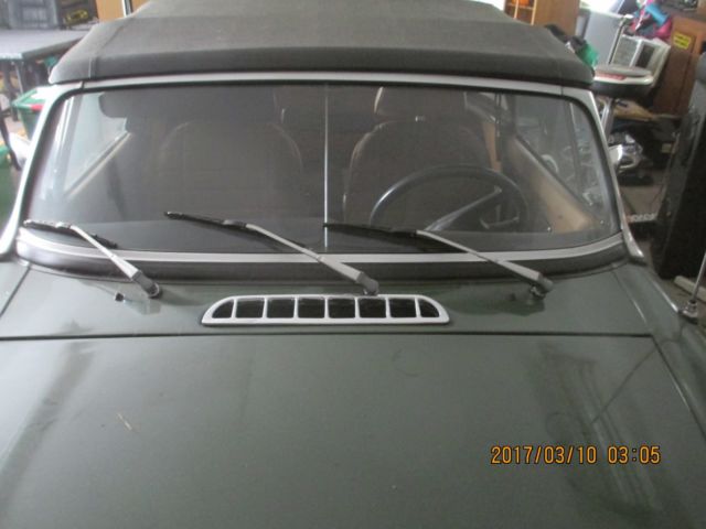1978 Green MG MGB Convertible