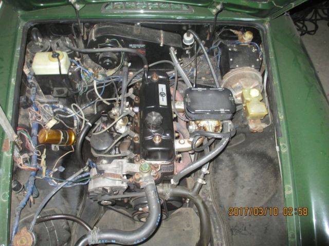 1978 Green MG MGB Convertible