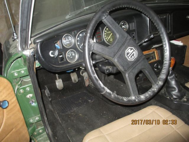 1978 Green MG MGB Convertible