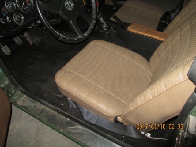 1978 Green MG MGB Convertible