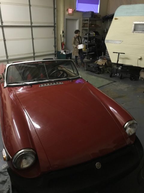 1979 Red MG MGB Convertible