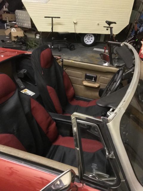 1979 Red MG MGB Convertible